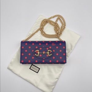 Gucci Horsebit 1955 wallet with chain